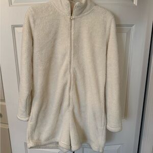 Aerie Cream Cozy Romper